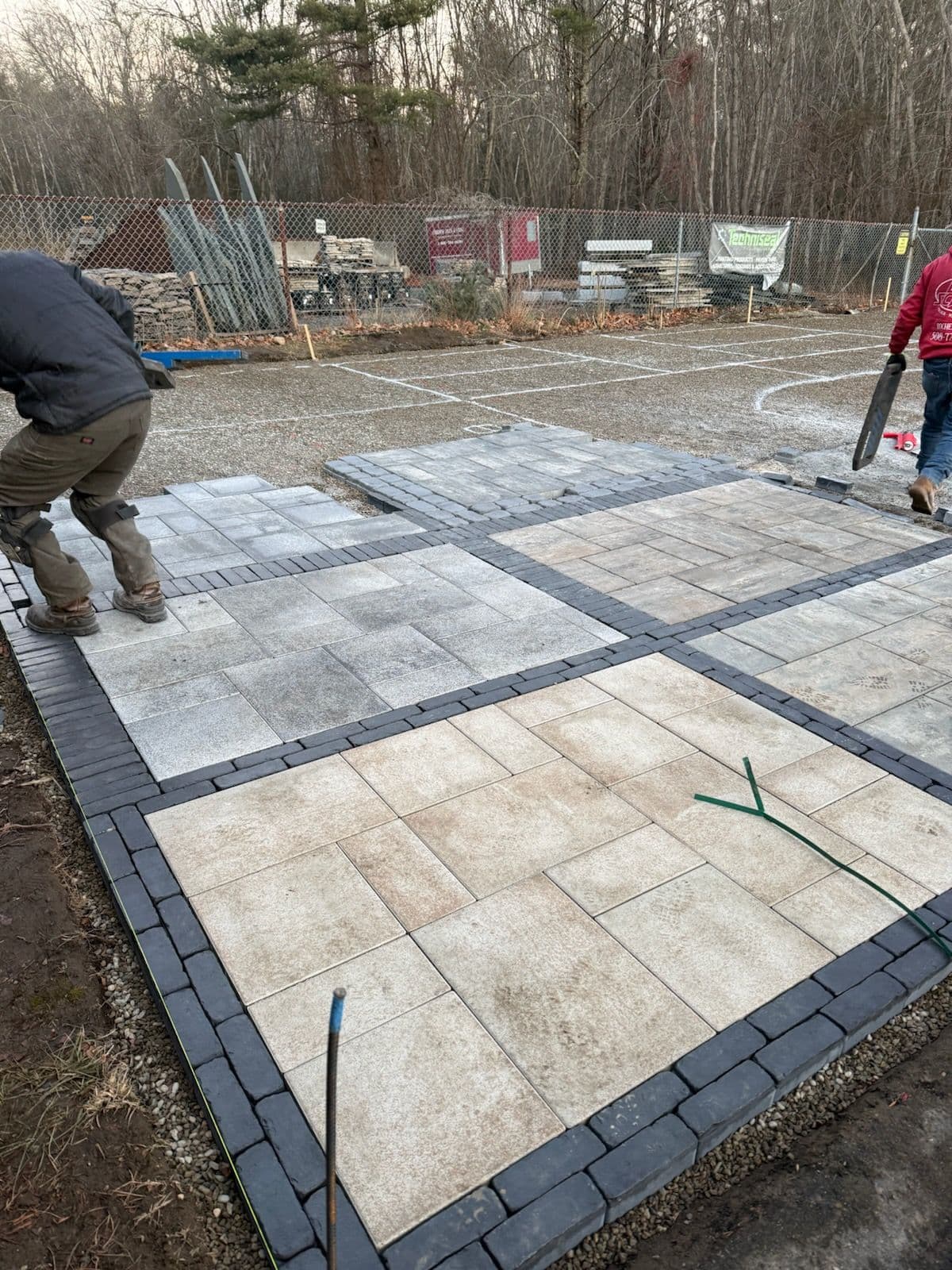 Project Paver Installation at Hi-Way Display in Wareham MA image