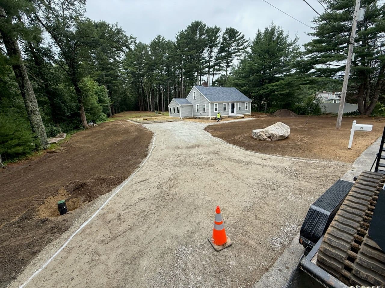 Solid Foundation for New Home Driveway image